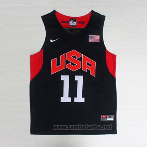 Camiseta USA 2012 Kevin Love #11 Negro